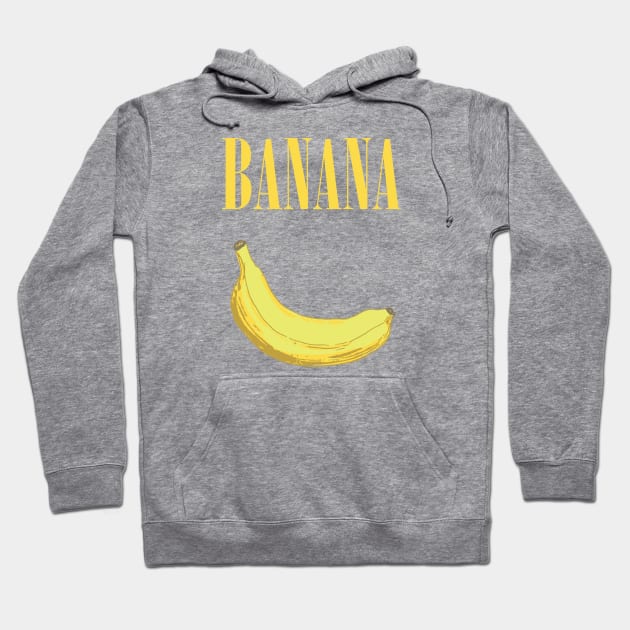 Banana band t-shirt Hoodie by Petra Vitez